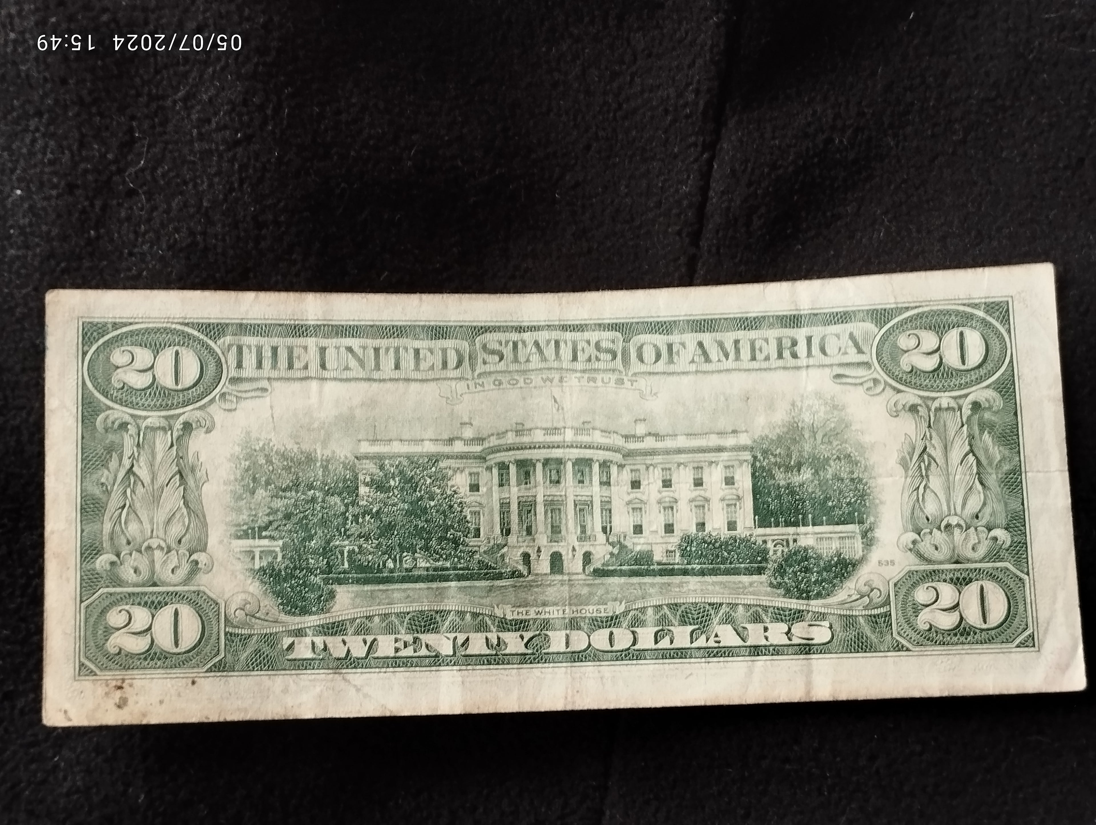 BILLETE DE DOLLAR AUTENTICO-c