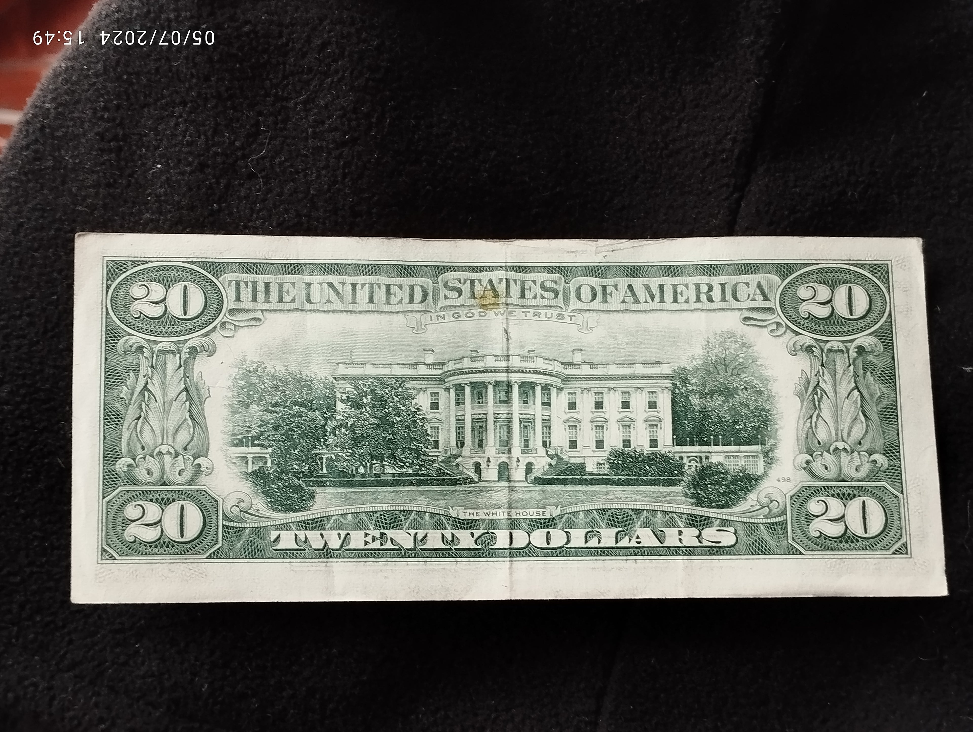 BILLETE DE DOLLAR AUTENTICO-d