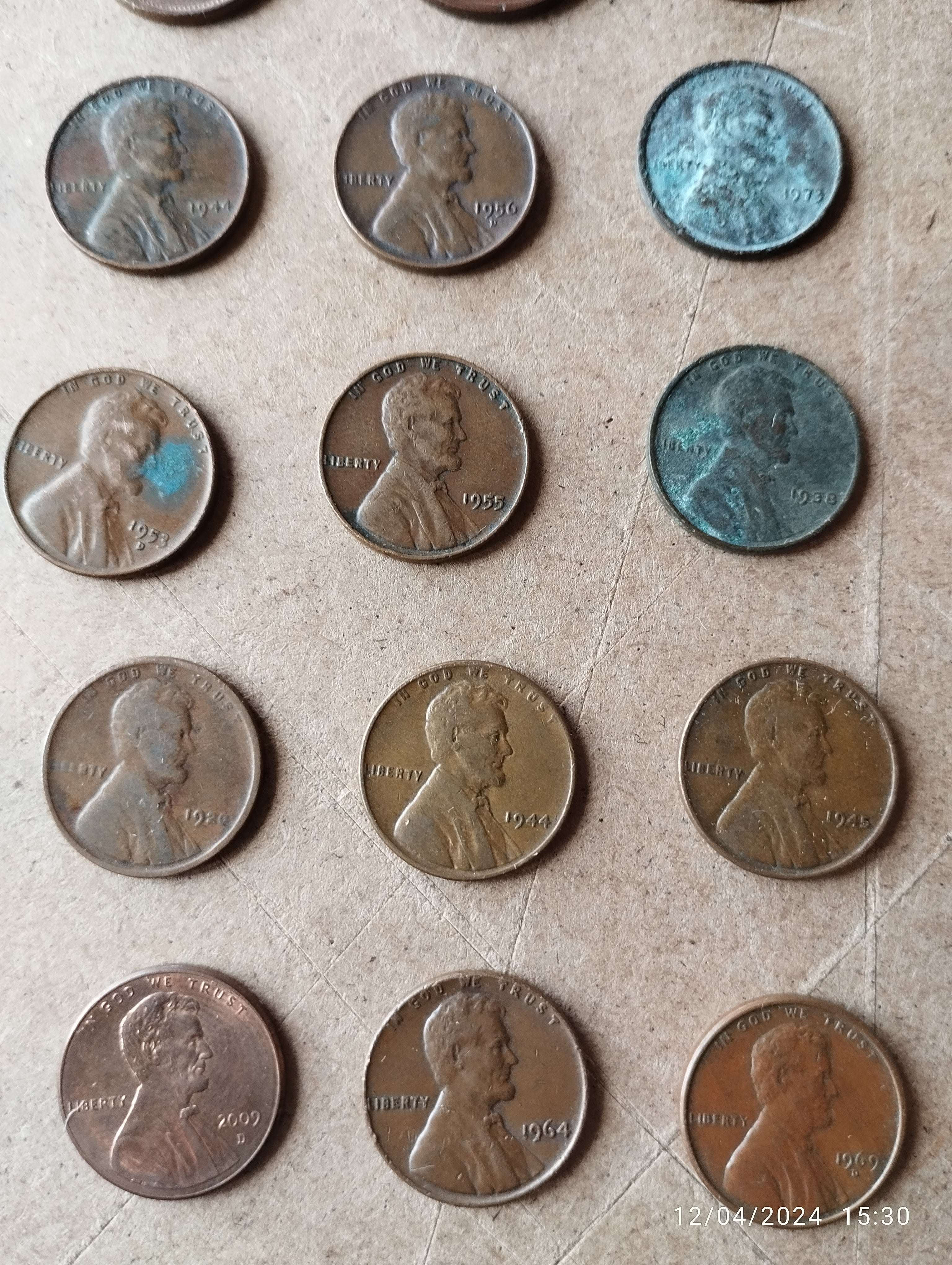CENTAVO DE DOLLAR AMERICANO -020S