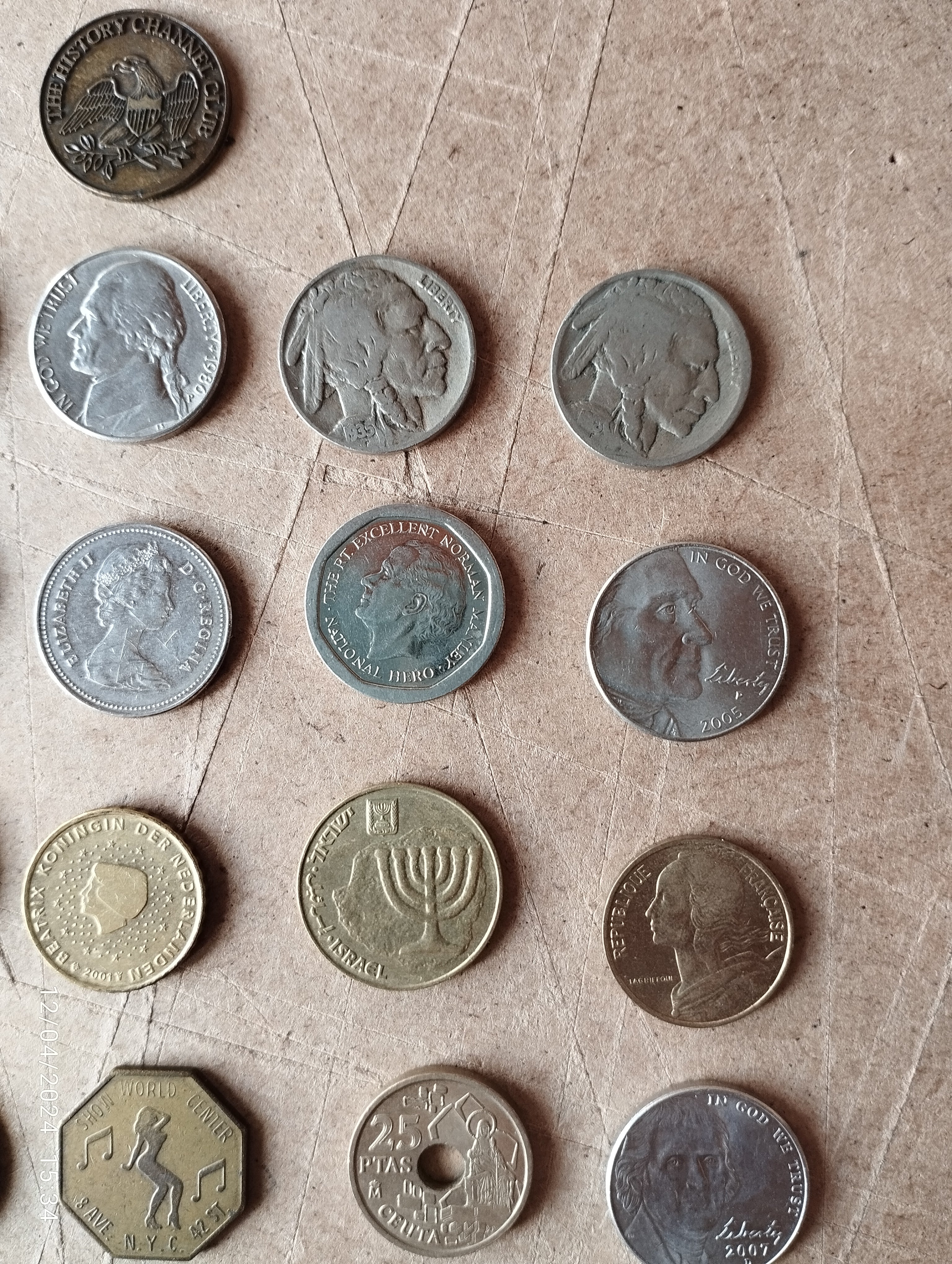 CENTAVO DE DOLLAR AMERICANO -024W