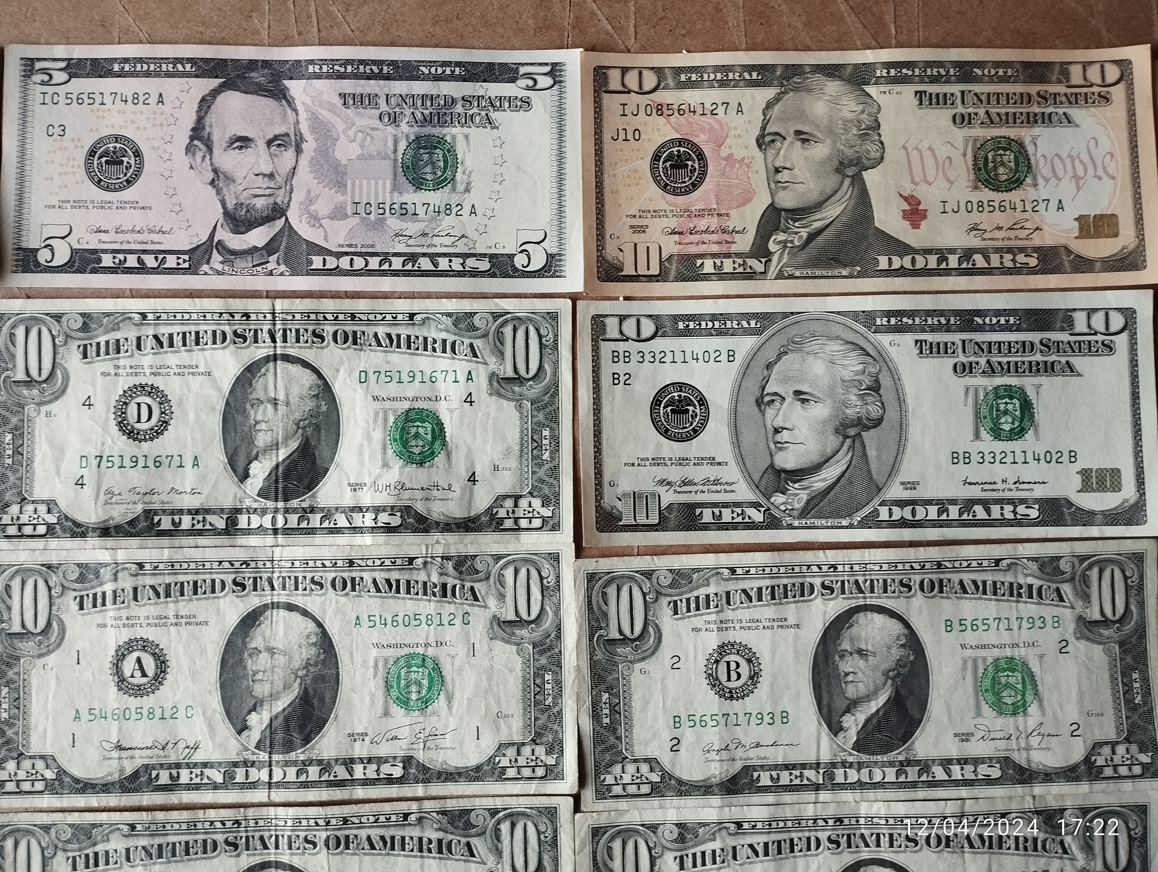 BILLETE DE DOLLAR AUTENTICO -p