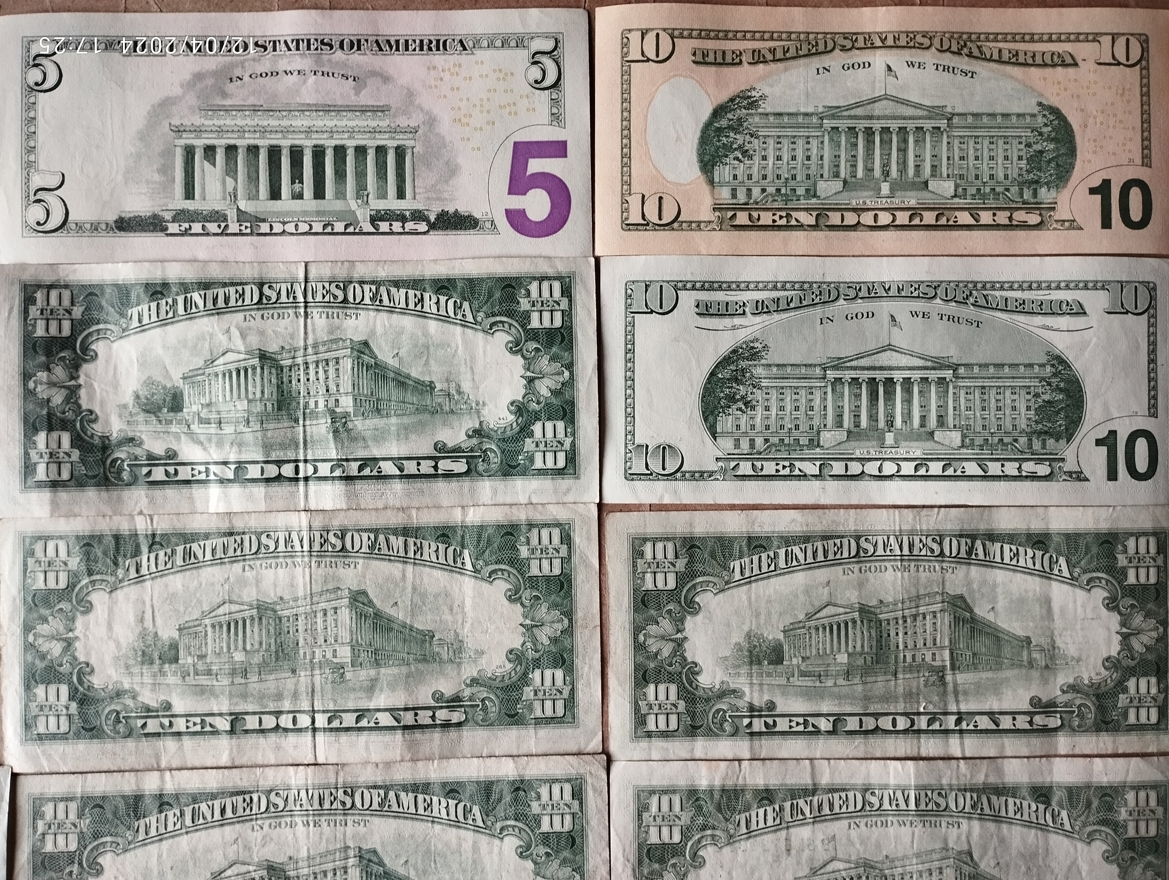 BILLETE DE DOLLAR AUTENTICO -n