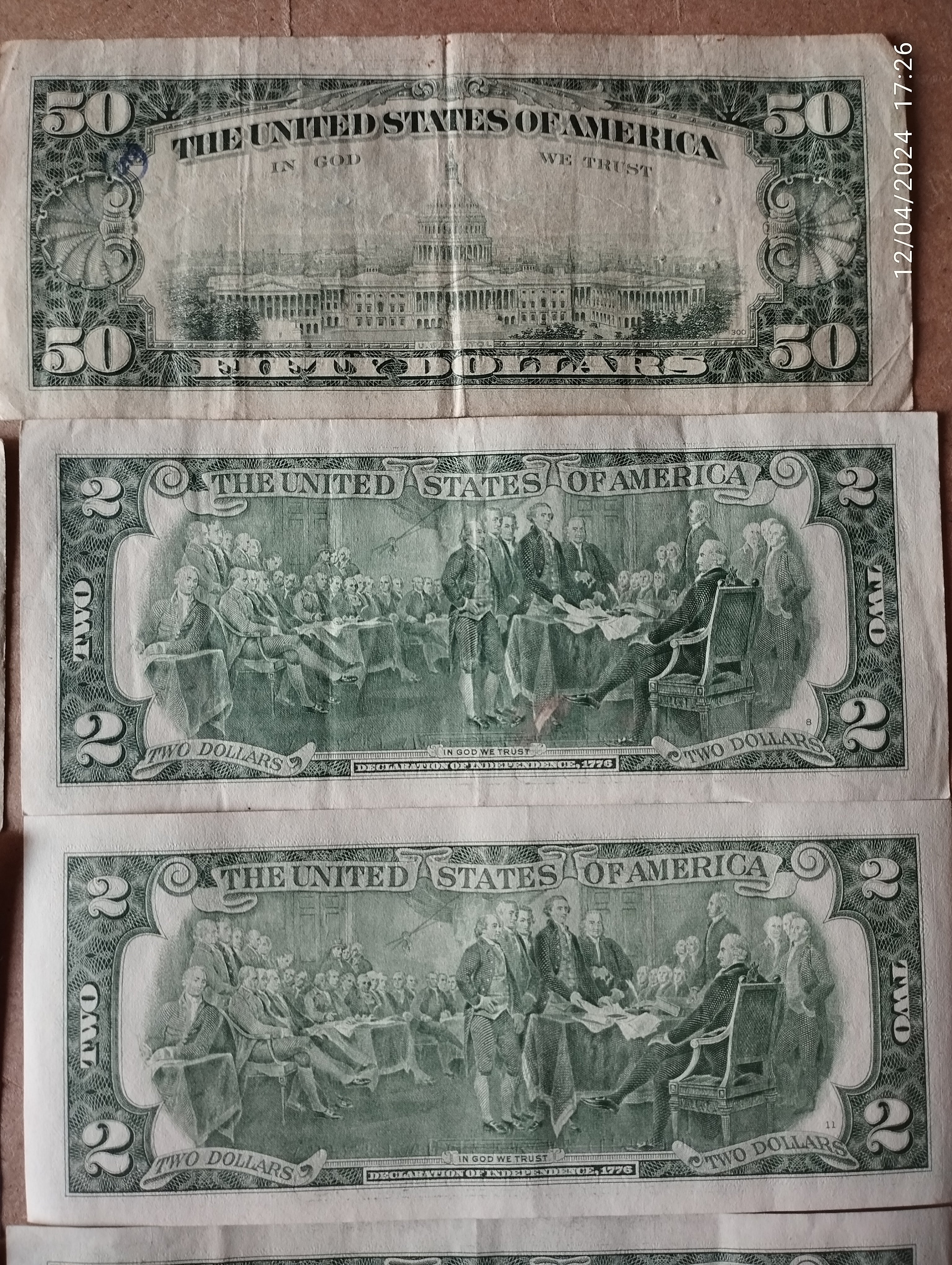 BILLETE DE DOLLAR AUTENTICO -l