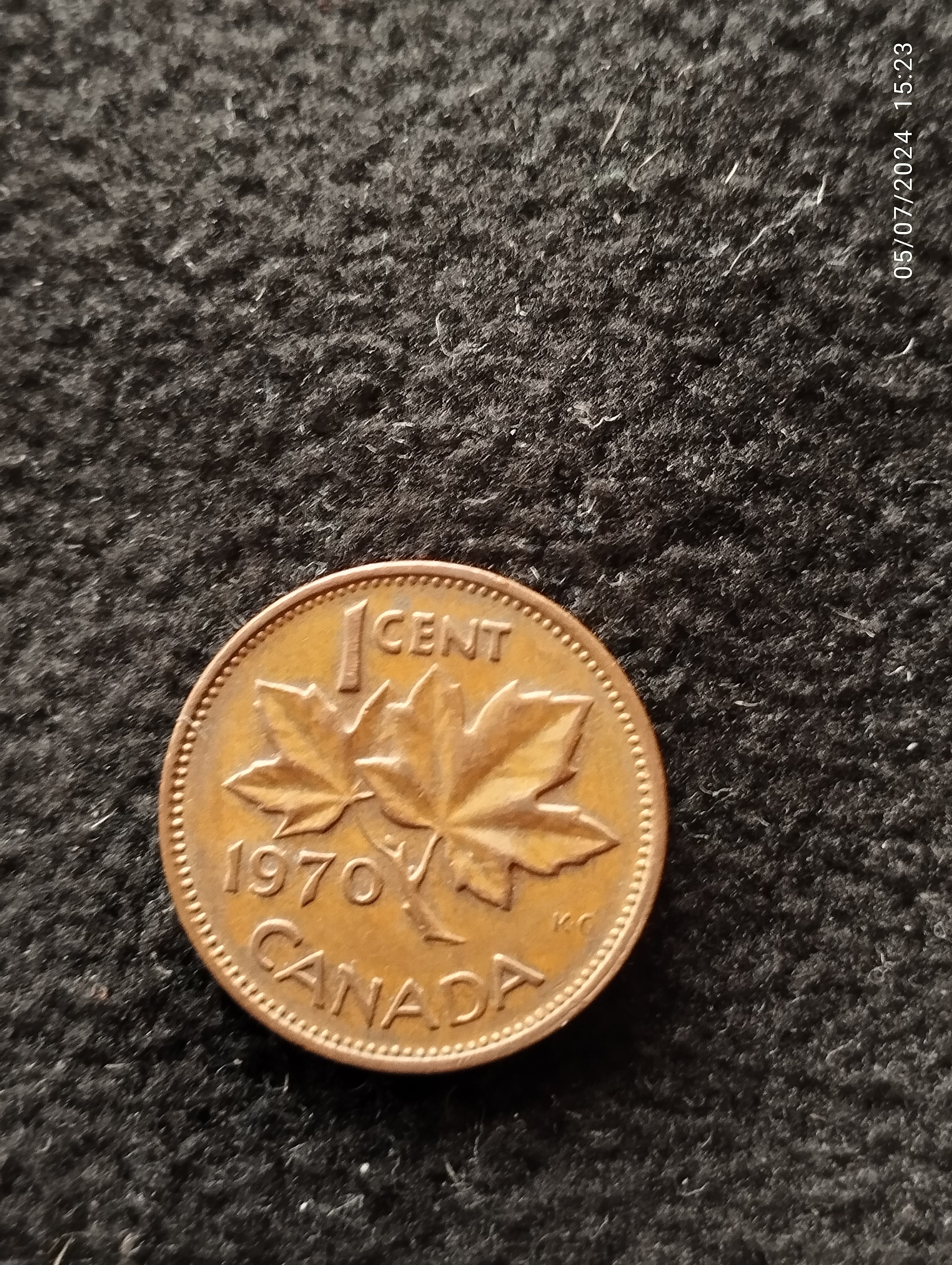 CENTAVO DE DOLLAR CANADIENSE -027Z