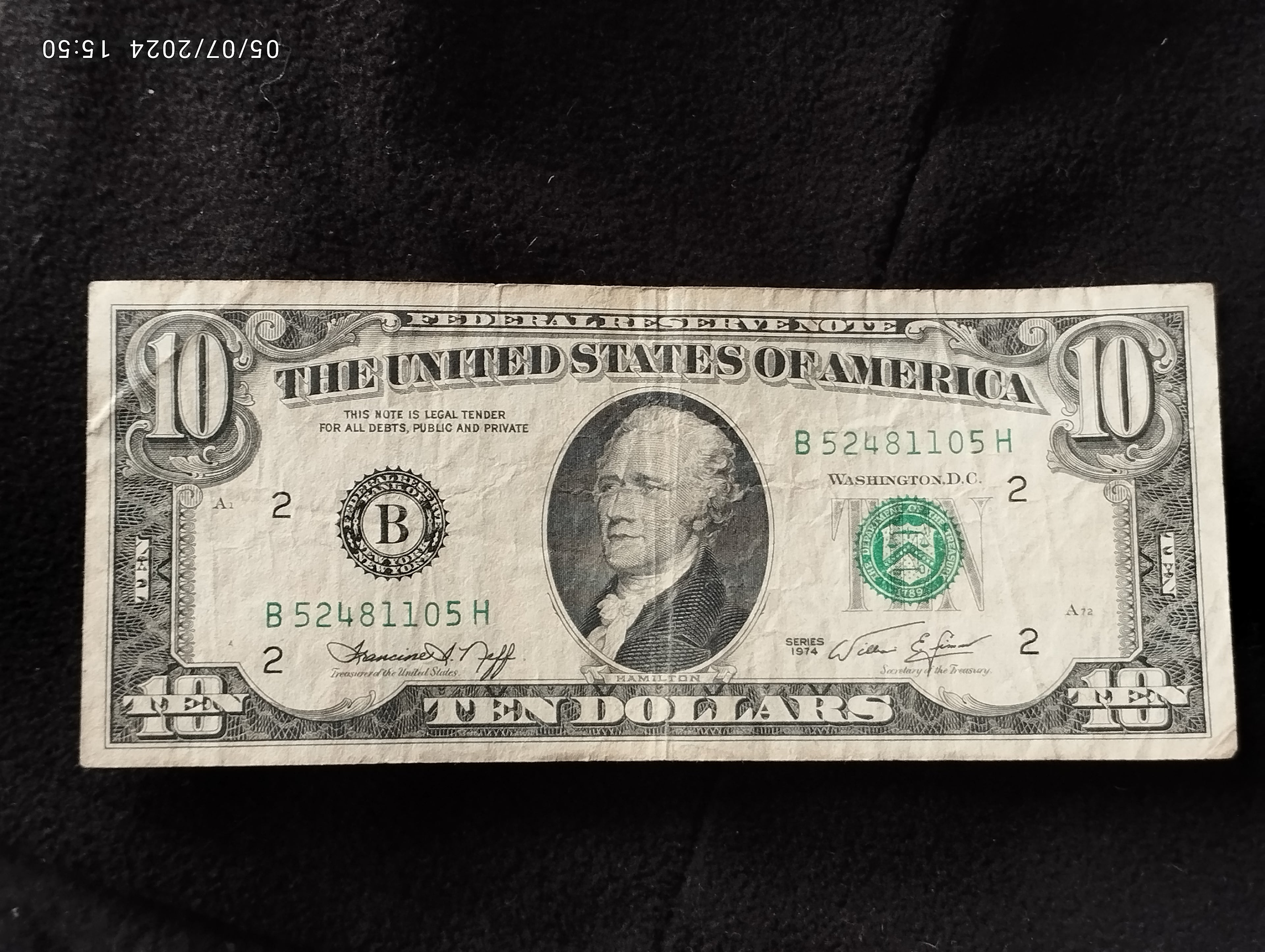 BILLETE DE DOLLAR AUTENTICO -g