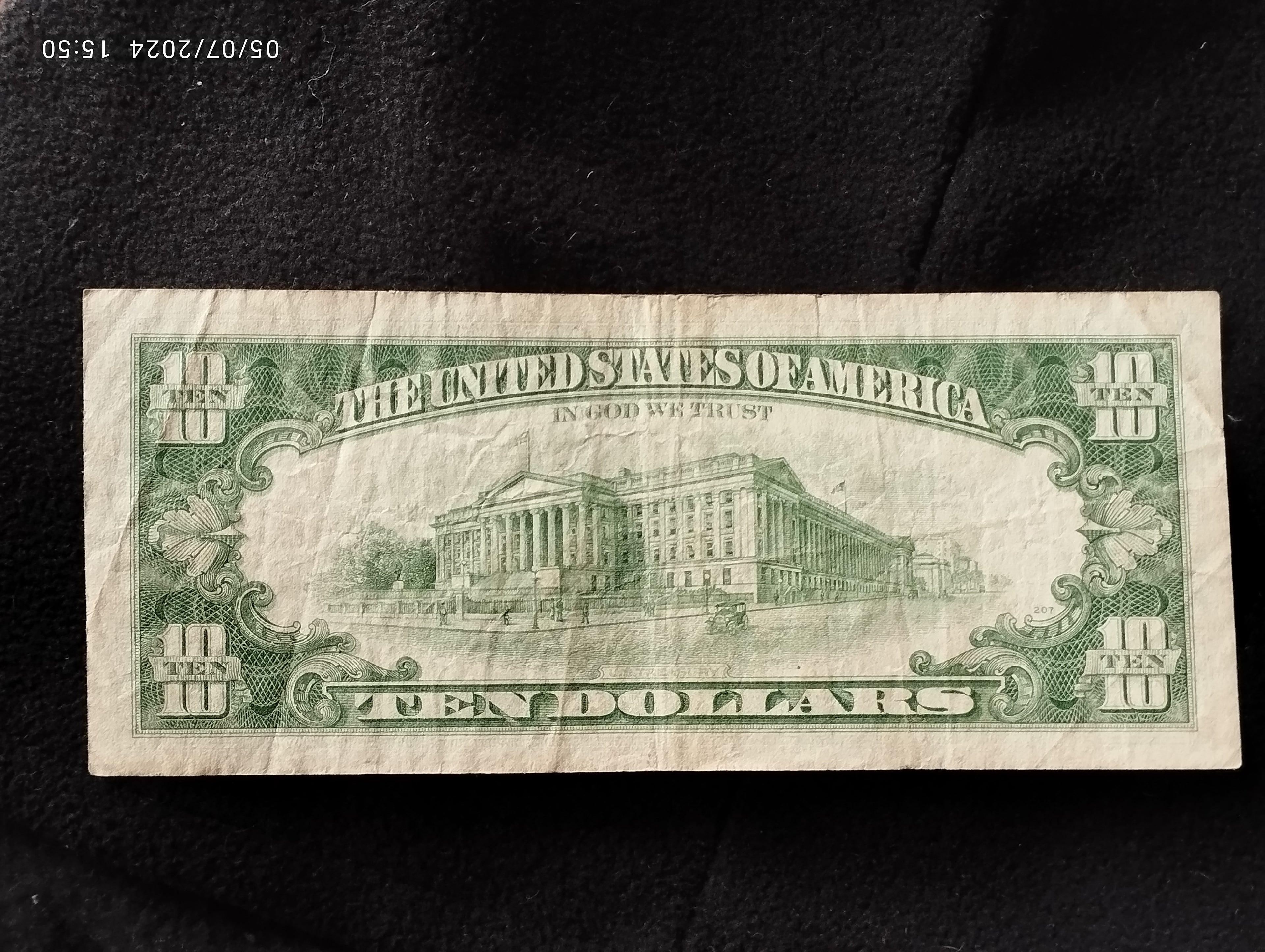 BILLETE DE DOLLAR AUTENTICO -g