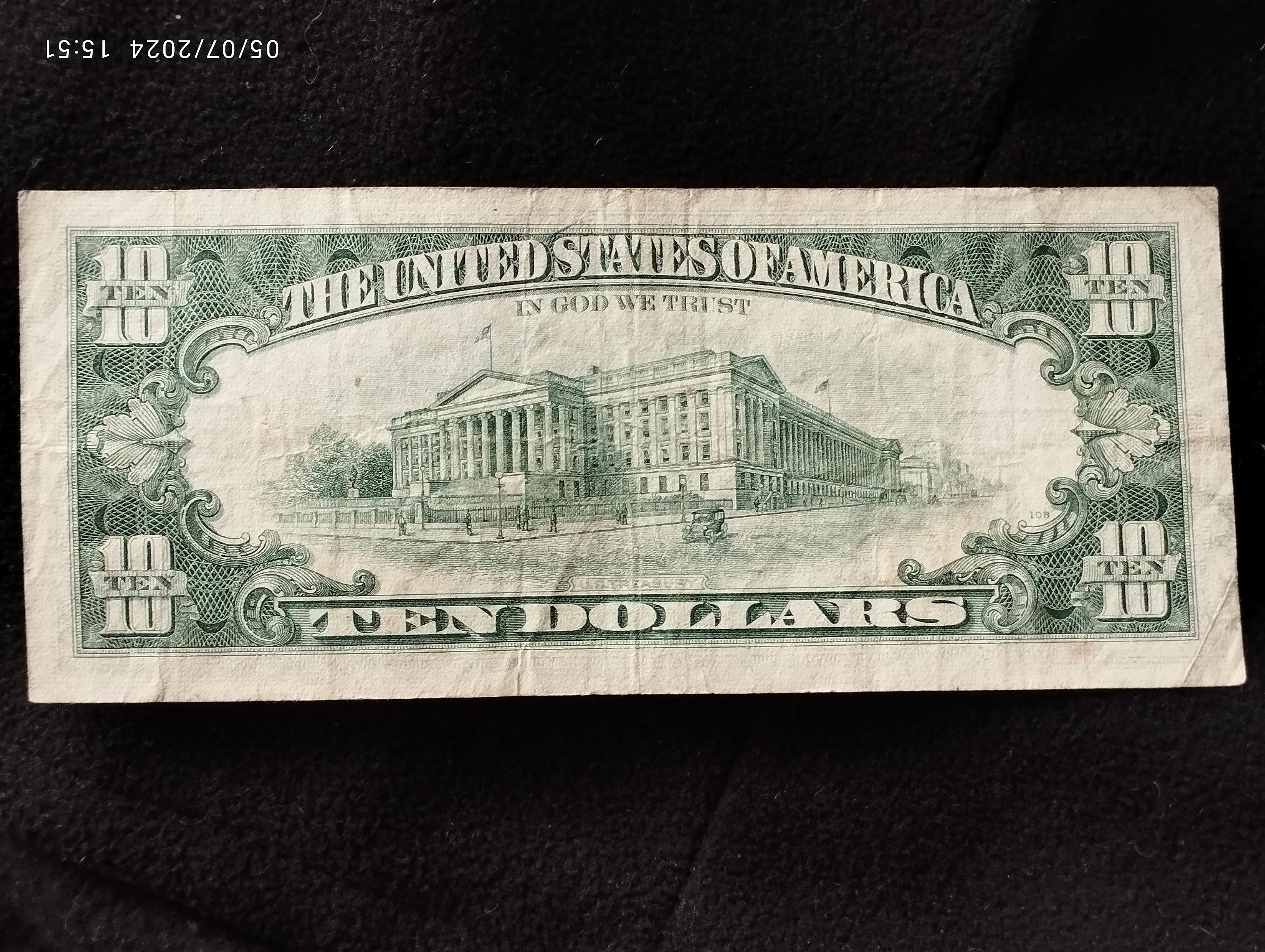 BILLETE DE DOLLAR AUTENTICO - k