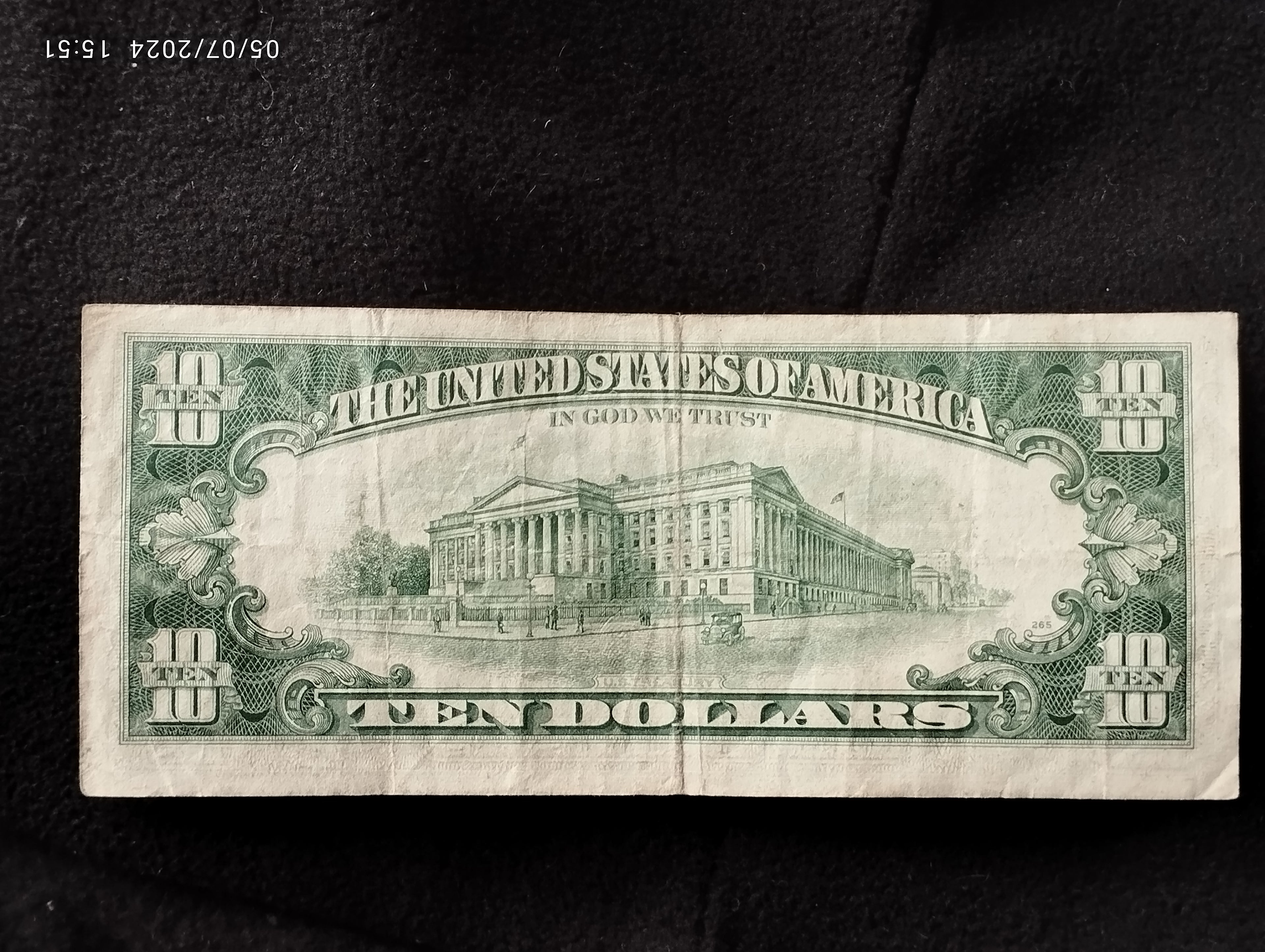 BILLETE DE DOLLAR AUTENTICO -l