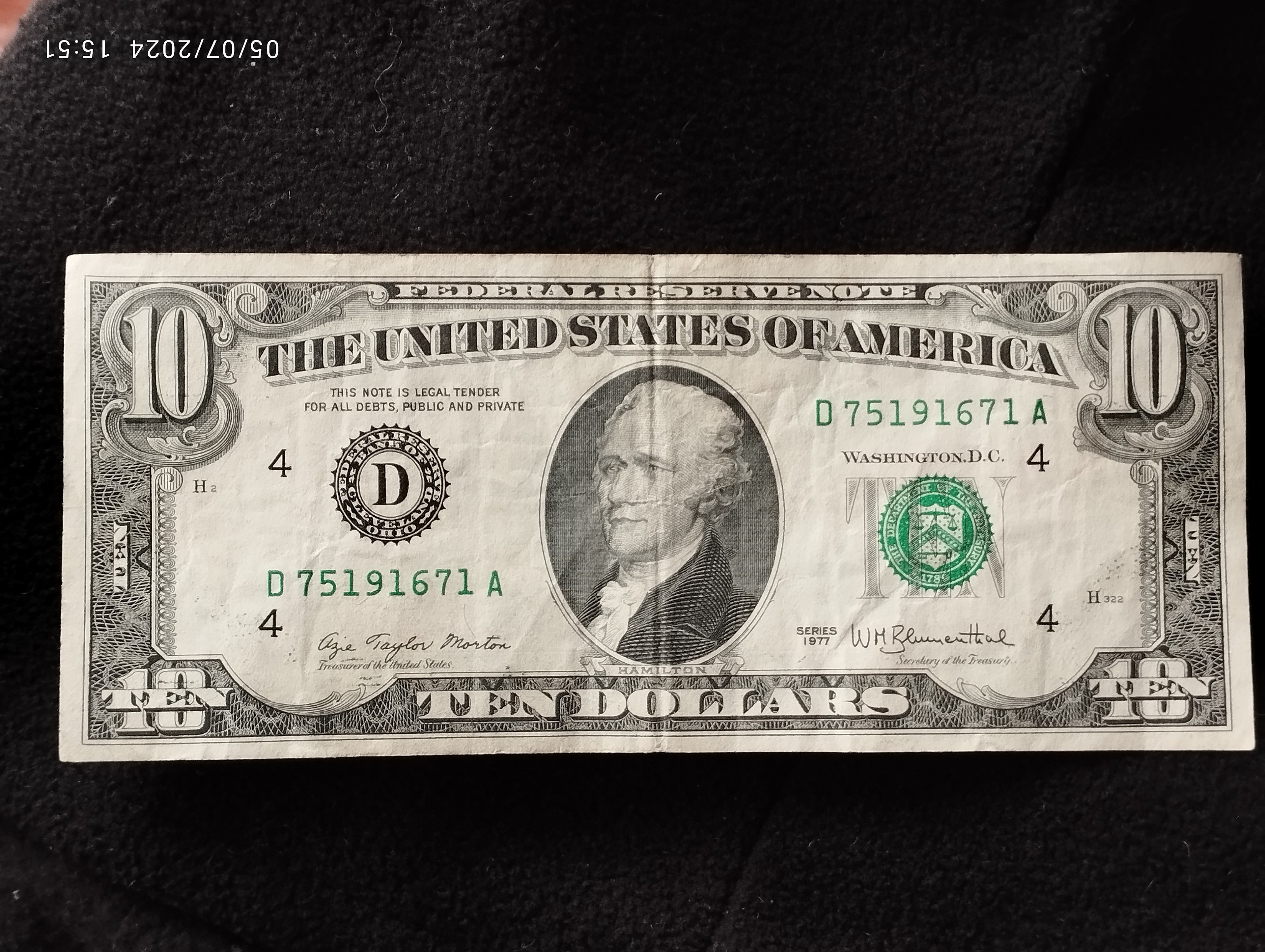 BILLETE DE DOLLAR AUTENTICO -ll