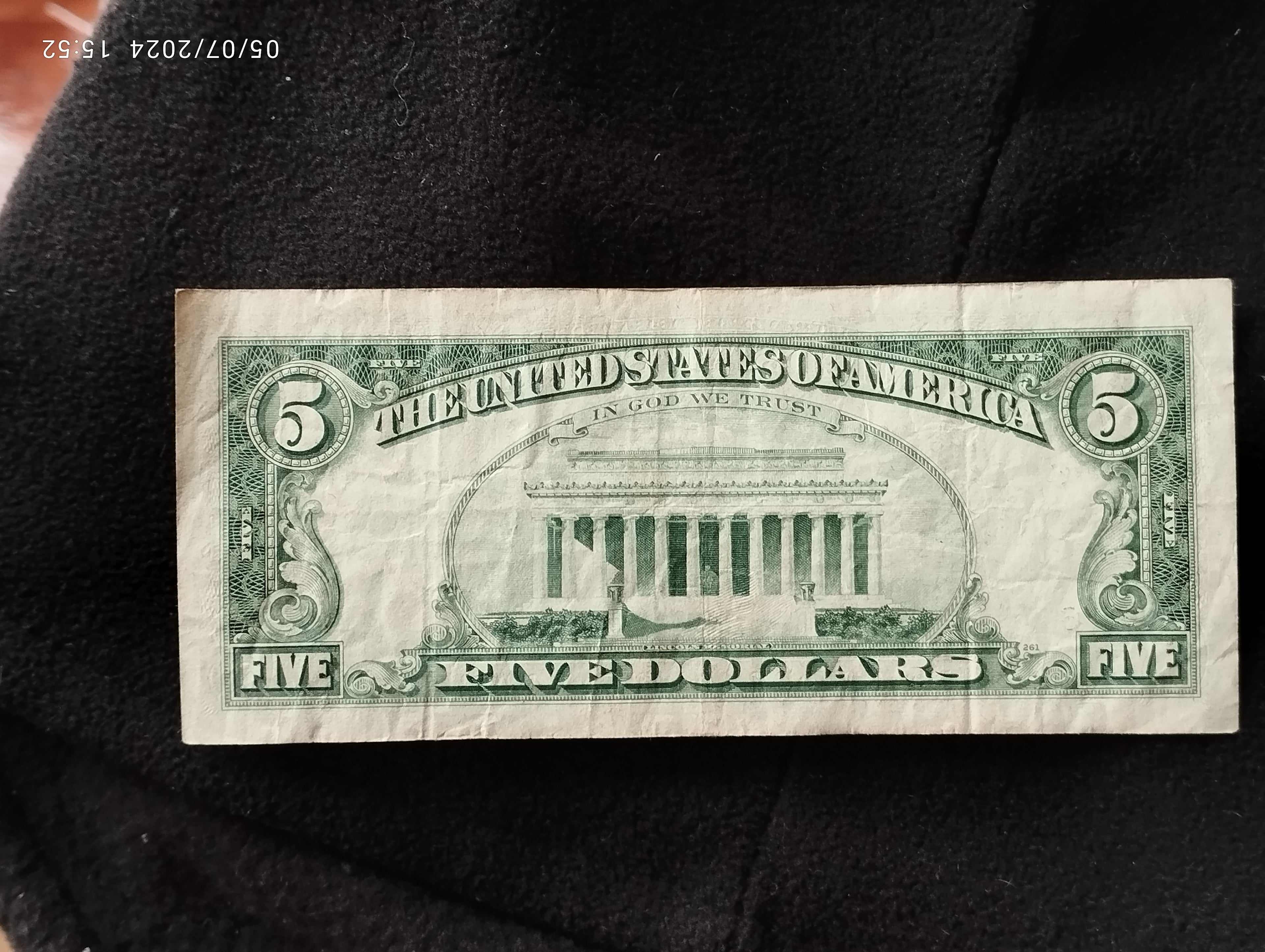 BILLETE DE DOLLAR AUTENTICO -m