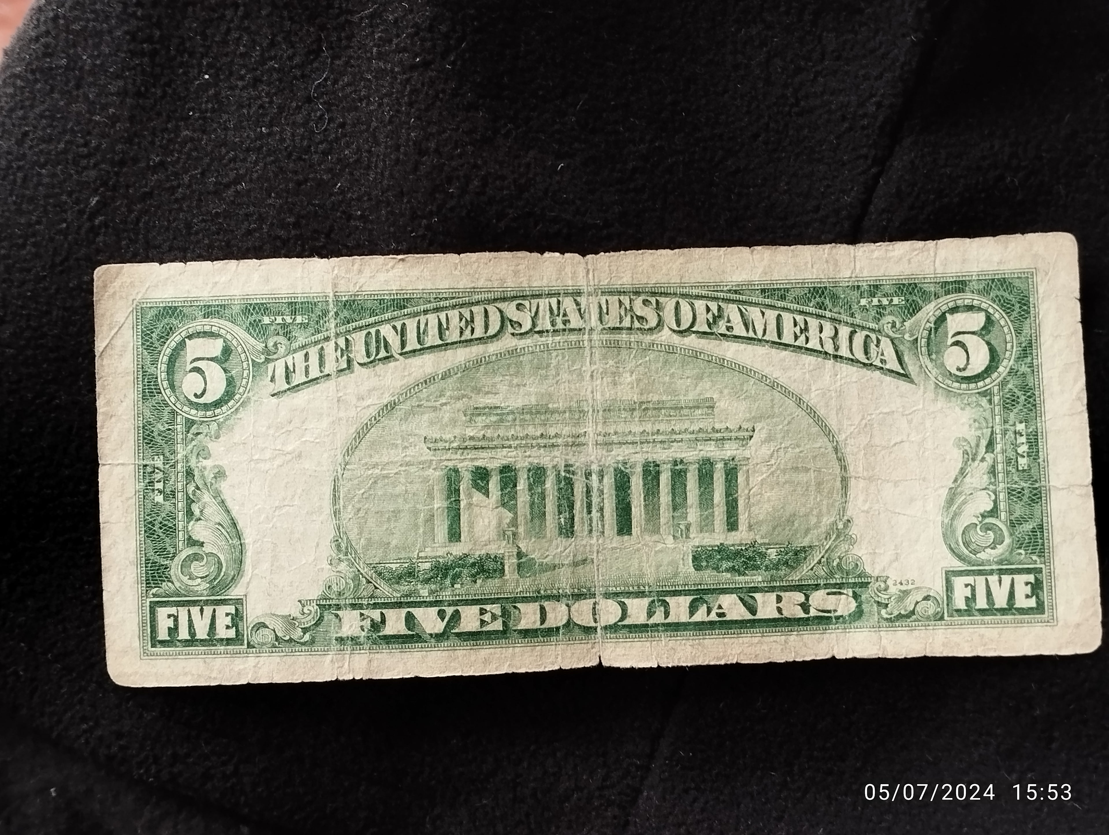 BILLETE DE DOLLAR AUTENTICO -p