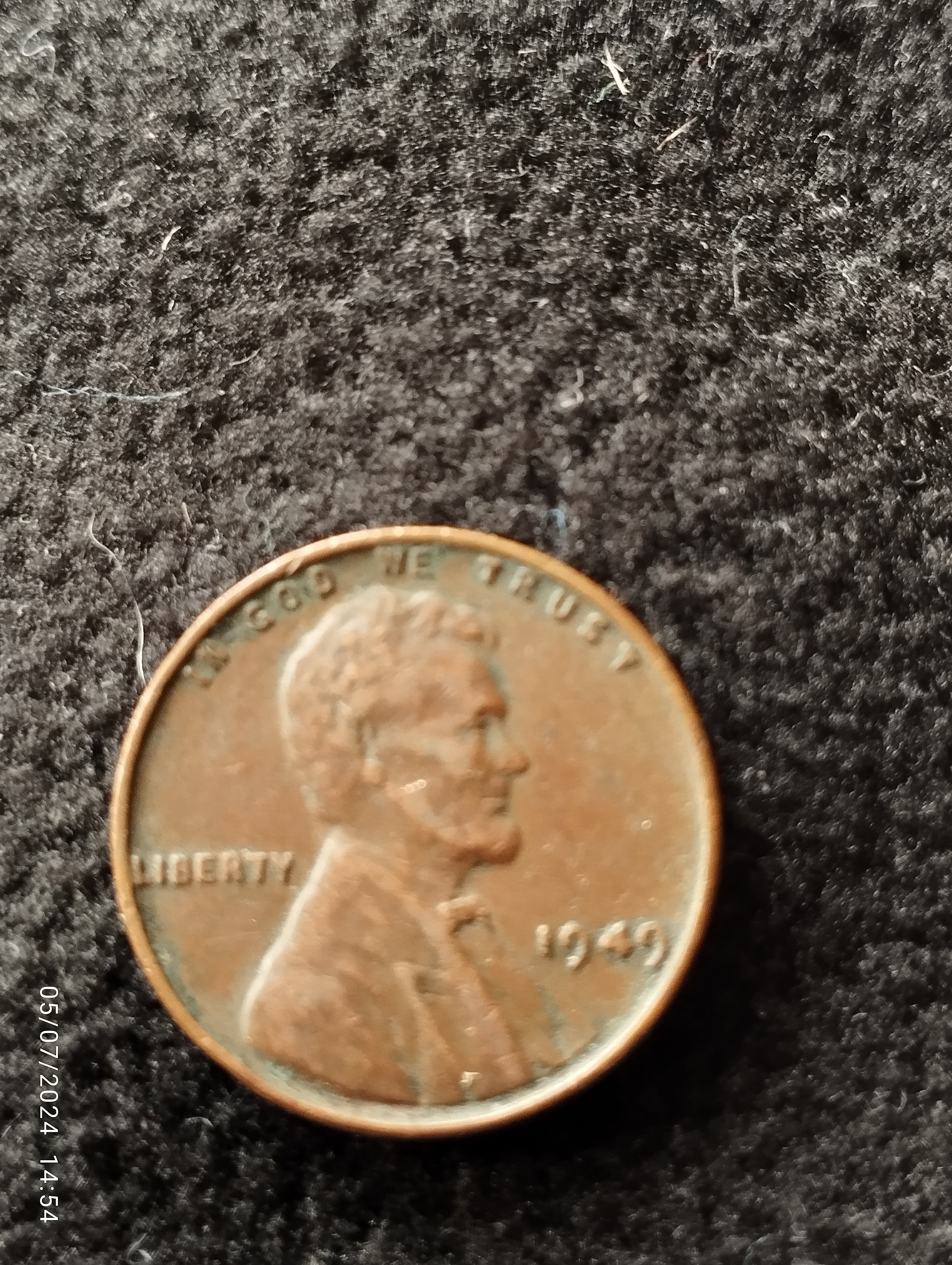 CENTAVO DE DOLLAR AUTENTICO -02B