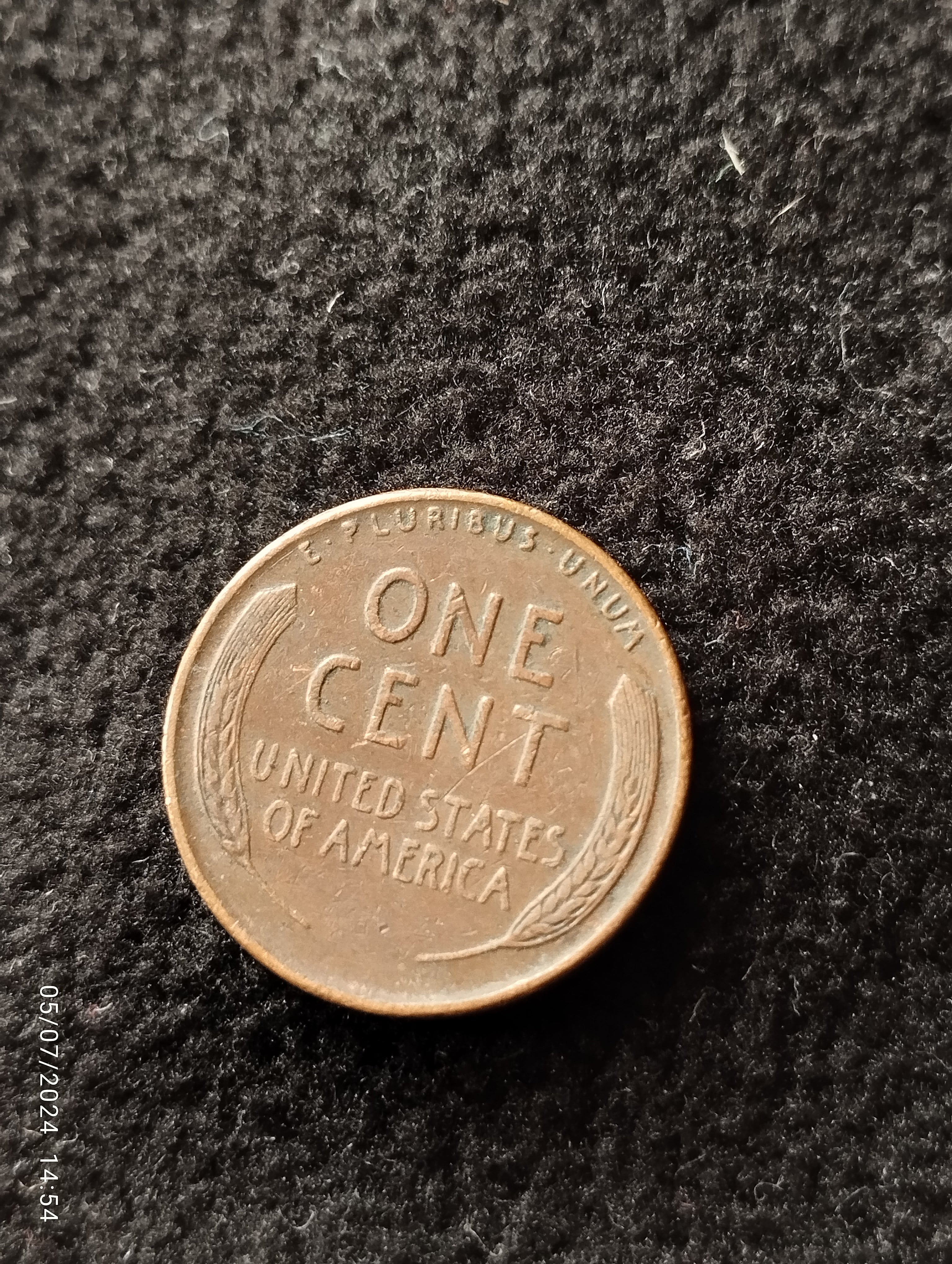 CENTAVO DE DOLLAR AUTENTICO -02B
