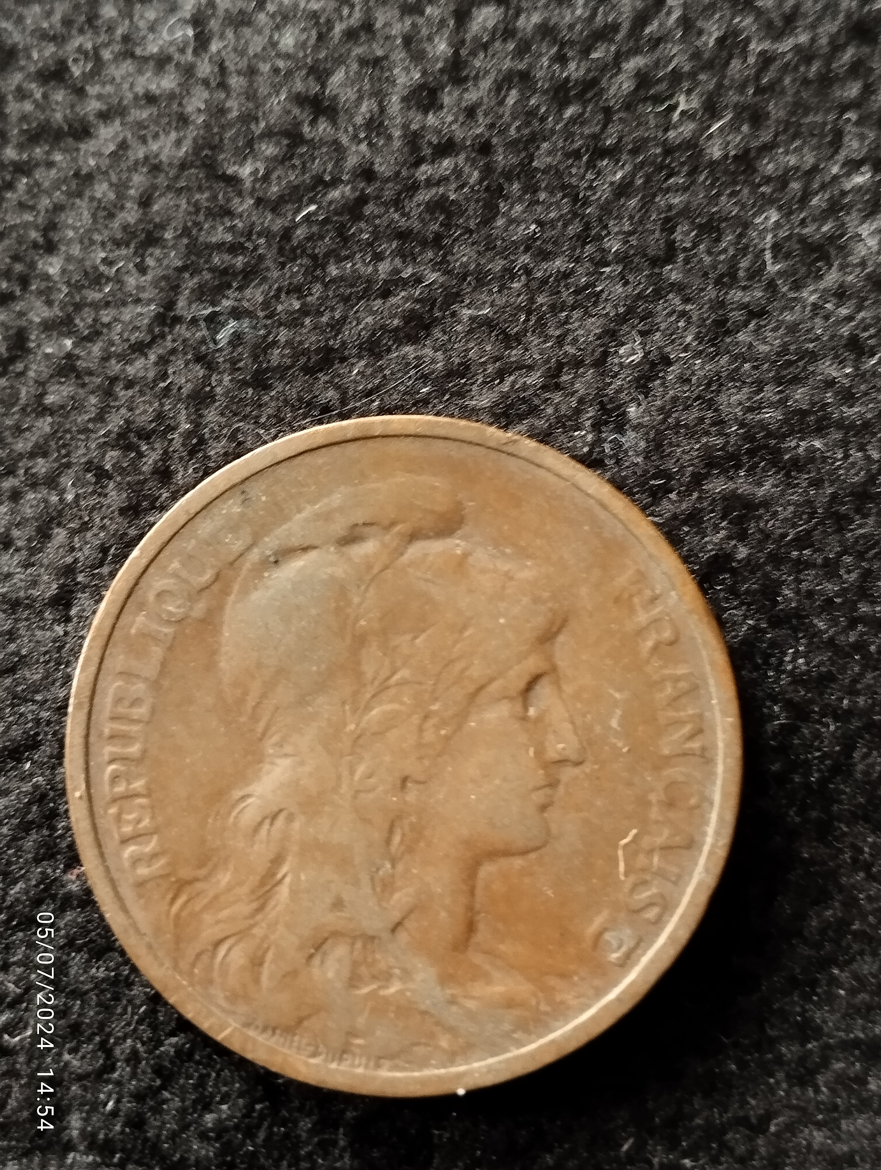 CENTAVO FRANCES AUTENTICO -03C