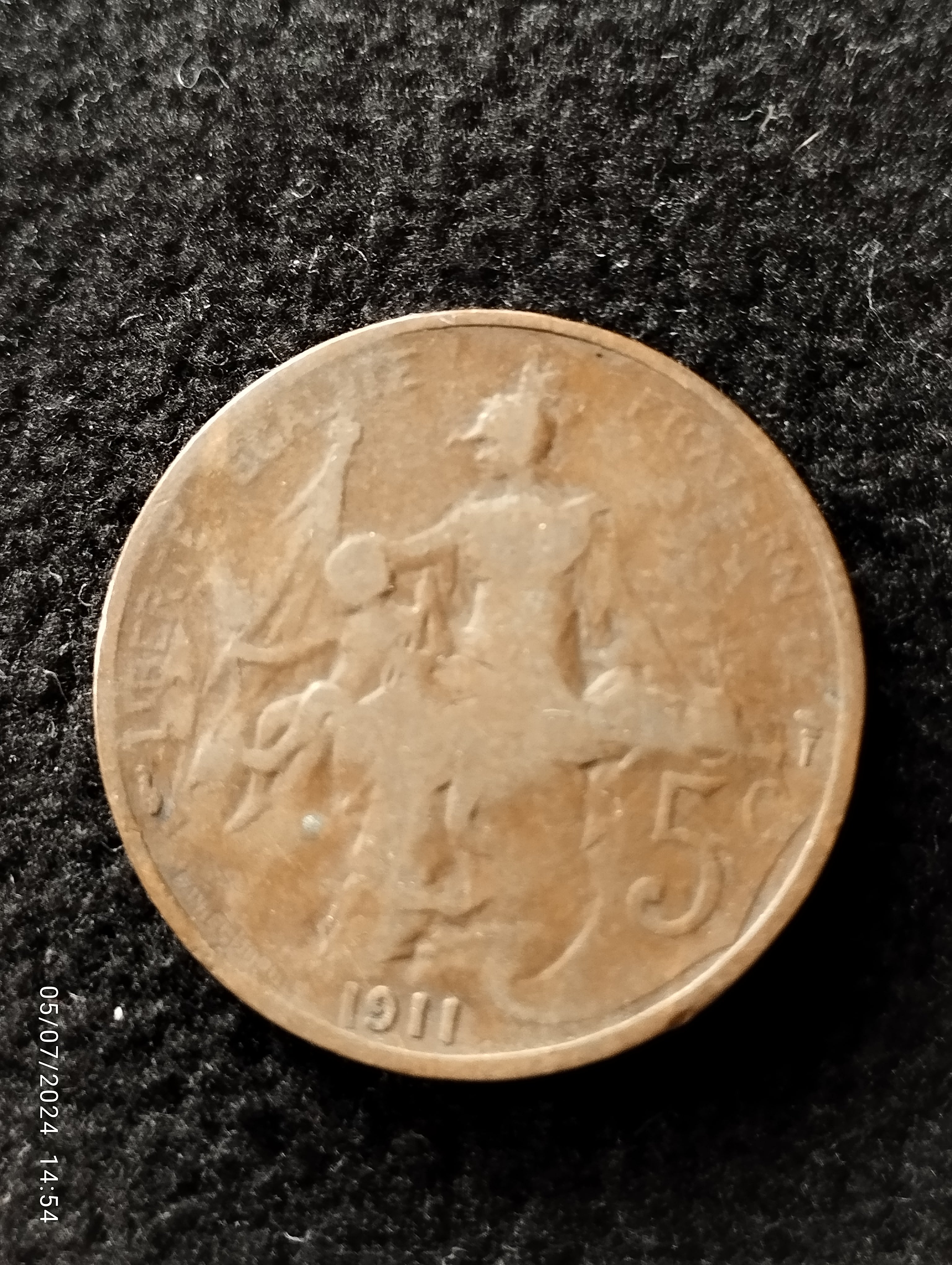 CENTAVO FRANCES AUTENTICO -03C